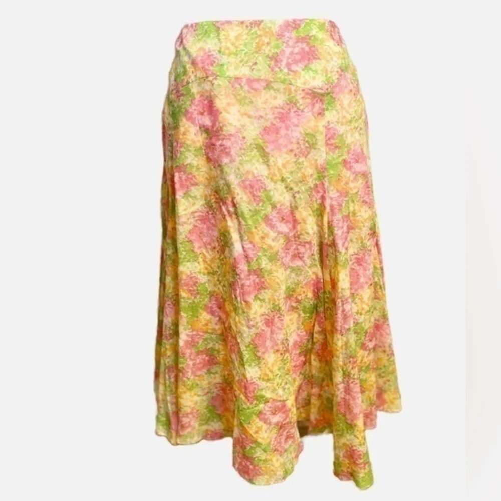 Jones New York dusty rose Cottagecore floral skirt‎ size 6 NWT